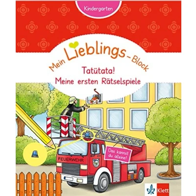 Abbildung von Klett Mein Lieblings Block Tatütata Meine ersten Rätselspiele: Kindergarten ab 3 Jahre
