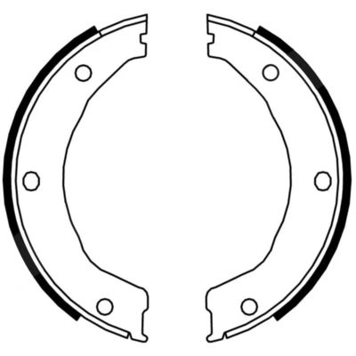 Abbildung von ABE CRG002ABE Handbremsbeläge Hinterachse