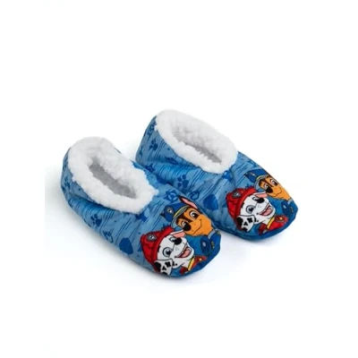 Abbildung von United Labels Homesocks Ballerinas für Mädchen &amp; Jungen ABS Winter Hausschuhe gefüttert Slipper Pantoffeln (Paw Patrol Hellblau, EU Schuhgrößensystem, Kleinkind, Numerisch (von/bis), M, 27, 30)
