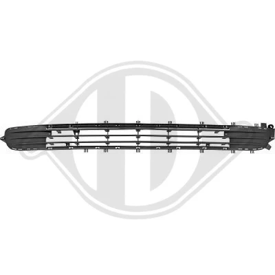 Abbildung von DIEDERICHS Priority Parts 1813045 Lüftungsgitter mitte für Fahrzeuge ohne Nebelscheinwerfer OPEL: Corsa C Hatchback