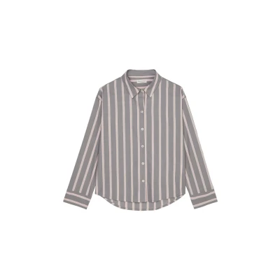 Abbildung von Marc O&#039;Polo MIX Match Nachtwäsche Shirt, Damen, Größe: Large, Castlerock stripe