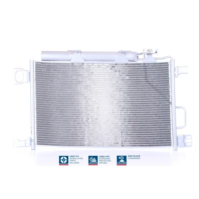 Abbildung von NISSENS 94794 Klimakondensator mit Trockner Aluminium 630 R 134a MERCEDES BENZ: C Class Saloon, CLK Coupe