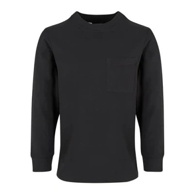 Abbildung von Urban Classics Oversized Longsleeve Langarmshirt für Kinder, Größe: 122/128, Black