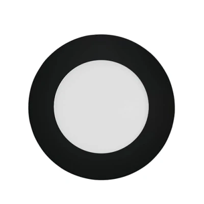 Abbildung von Eglo 900106 LED Einbauleuchte FUEVA Z schwarz H:2.6 Ø:12cm rund IP20/44 dimmbar 2700 6500K mit Connect Funktion