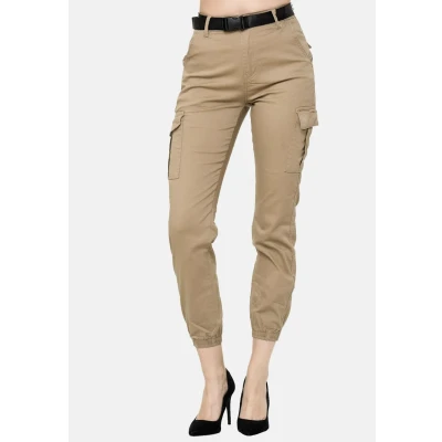 Abbildung von Elara Cargohose, Damen, Größe: 44, Beige