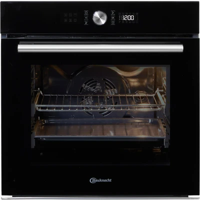 Abbildung von Bauknecht BIR4 DP8FS2 ES Einbau Backofen mit Pyrolyse (71l) /Heißluftbackofen 16 Funktionen/PowerHeißluft/Multi Level Kochen/Maxi Cooing/SoftClose Backofentür Schwarz