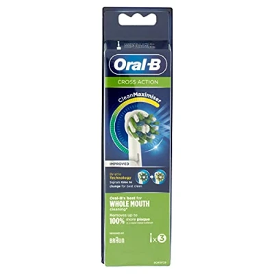 Abbildung von Oral b Ersatzbürstenköpfe (eb50) cross action 3ct 80338444