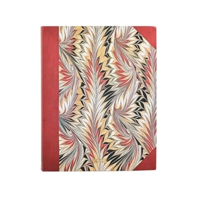 Abbildung von Rubedo (Cockerell Marbled Paper) Ultra 12 month Day at a time Softcover Flexi Dayplanner 2025 (Elastic Band Closure): jeden dzień na stronie, zamykany gumkę, papier 80 gsm