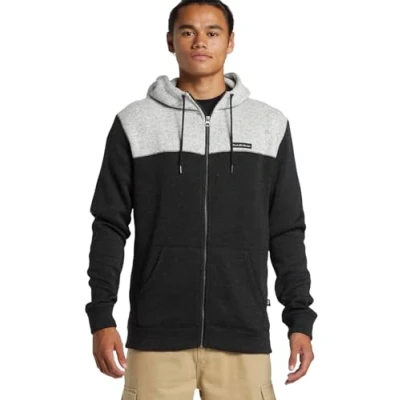 Abbildung von Quiksilver Keller Block Sweatjacke, Herren, Größe: Small, Grey