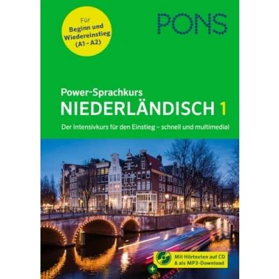 Abbildung von PONS Power Sprachkurs Niederländisch: Der Intensivkurs für den Einstieg mit Buch, Download und Online Tests
