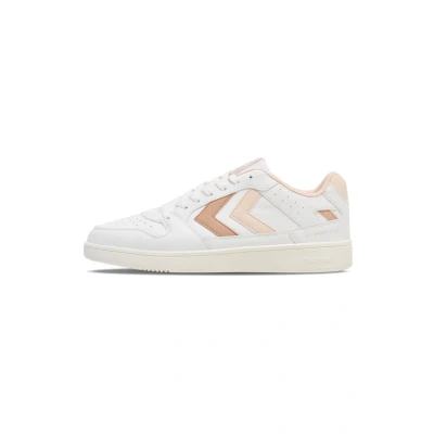 Abbildung von Hummel ST Power PLAY Sneaker low, Damen, Größe: 37, White soft pink mahogany rose Schuhe