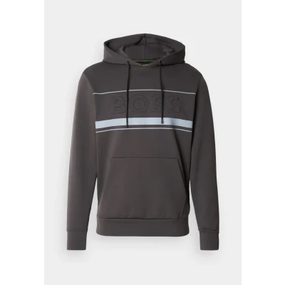 Abbildung von BOSS Soody ZONE Sweatshirt, Herren, Größe: 4XL, Dark grey