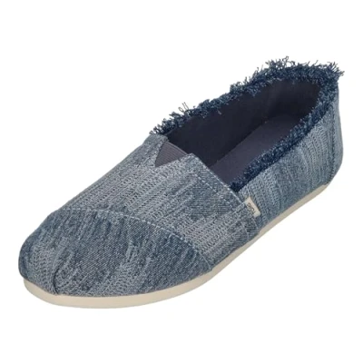 Abbildung von TOMS Alpargata Classic Slipper, Damen, Größe: 36.5, Blue Textil