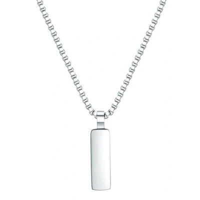 Abbildung von True Rebels Herren Kette Edelstahl silber Edelstahlhalskette Kastenkette