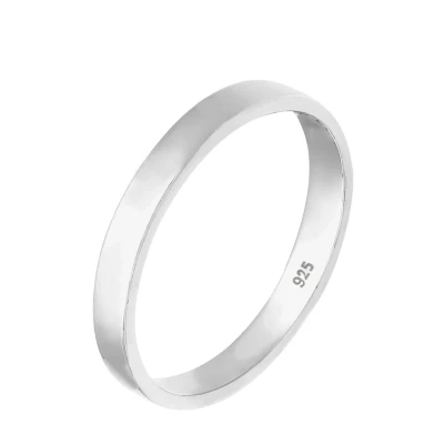 Abbildung von Elli Classic Basic Ring, Damen, Größe: 52, Silber