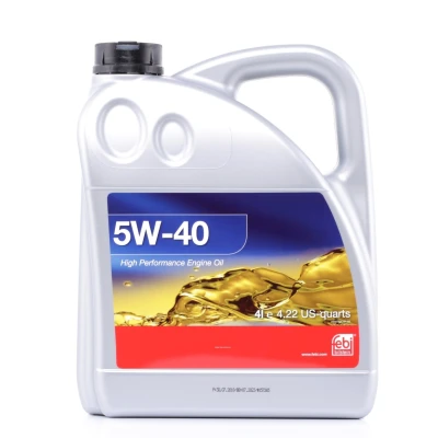 Abbildung von Febi Bilstein 5W 40 4l Motoröl 32937 FIAT: Punto II Hatchback, Seicento / 600 BMW: 3 Convertible, AUDI: A4 B8 Avant