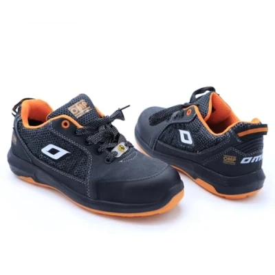Abbildung von OMP MECCANICA SICHERHEITSSCHUHE S1P ESD PRO SPORT GRÖßE 42 GRAU/ORANGE ARBEITSSCHUHE METALLFREI UND RUTSCHFEST