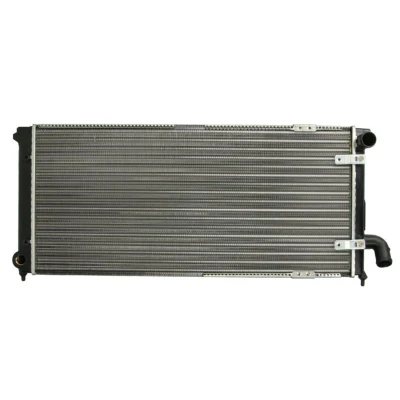 Abbildung von NISSENS 63989 Kühler, Motorkühlung Aluminium 675 324 35 Kühlrippen mechanisch gefügt