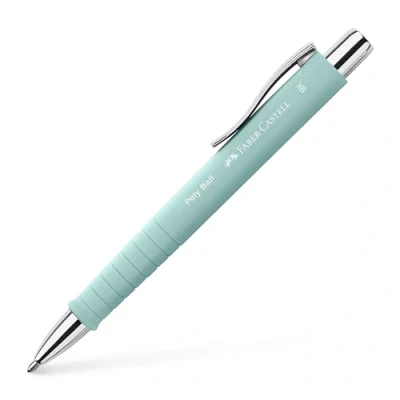 Abbildung von Faber Castell 241105C Box mit 5 Kugelschreibern Poly Ball Xb Edition karibisches Blau.