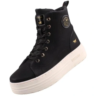 Abbildung von MUSTANG Damen High Top Sneaker Schwarz EU 37
