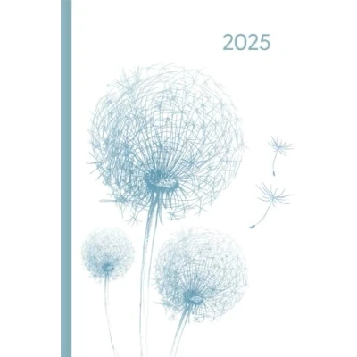 Abbildung von Alpha Edition Ladytimer Mini Blowballs 2025 Taschenkalender, 8x11,5cm, Kalender mit 144 Seiten, einem Info und Adressteil im handlichen Miniformat, Wochenübersicht auf 2 Seiten