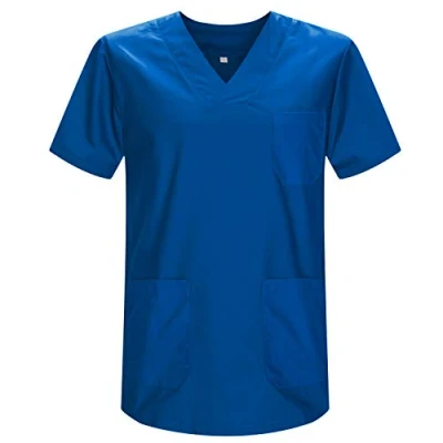 Abbildung von MISEMIYA Medizinische Uniformen Unisex Top Krankenschwester Krankenhaus Berufskleidung 5XL, Azul 37