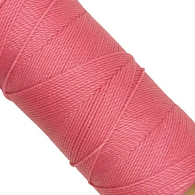 Abbildung von LINHASITA, Garnspule, gewachst, 100 g / 170 Meter, Dicke: 1 mm, Polyester, Makramee Garn, 30 Farben metros gr gum pink