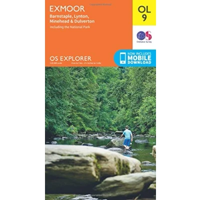 Abbildung von Exmoor, Barnstaple, Lynton, Minehead &amp; Dulverton (OS Explorer Map)