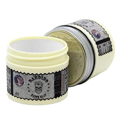 Abbildung von Bandido Matte clay wax Men 125ml Haarwachs für Männer starkes, mattes Haarstyling haar wachs matt herren hair paste Haarpaste