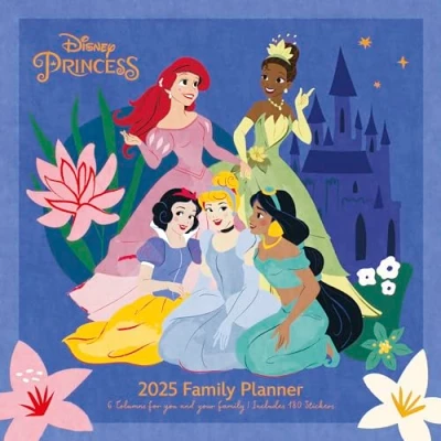Abbildung von Disney Princess 2025 30X30 Familienplaner