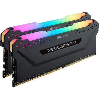 Abbildung von Corsair Vengeance RGB Pro 64GB (2x32GB) DDR4 3600 (PC4 28800) C18 Desktop Memory schwarz