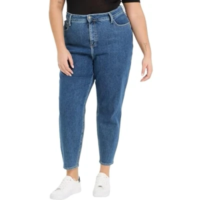 Abbildung von Calvin Klein Jeans Relaxed Fit, Damen, Größe: 40, Denim medium