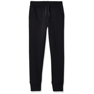 Abbildung von Amazon Essentials Mädchen Jogginghosen, Schwarz, 5 Jahre