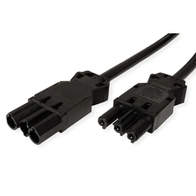 Abbildung von BACHMANN Geräteverlängerung GST18 3 Stecker/Kupplung, schwarz, 1,5 m