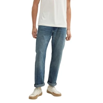 Abbildung von TOM Tailor denim Jeans Tapered Fit, Herren, Größe: 30x32, Tinted blue