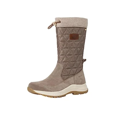 Abbildung von Tamaris Comfort Damen Winterstiefel ohne Absatz Warm Gefüttert mit Reißverschluss Fit, Braun (Taupe), 42 EU