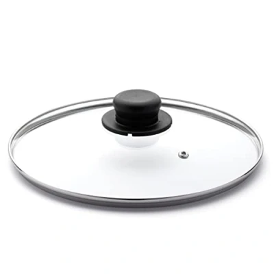 Abbildung von Zanetti Glasdeckel mit Knauf für Töpfe und Pfannen, Durchmesser 14 cm