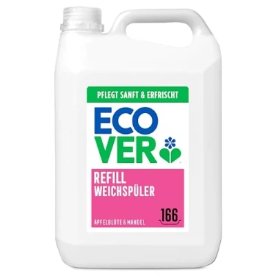 Abbildung von ECOVER Weichspüler, Apfelblüte und Mandel, 166 Waschladungen (1er Pack)