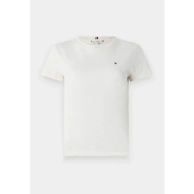 Abbildung von Tommy Hilfiger SLUB Tshirt basic, Damen, Größe: XS, Calico