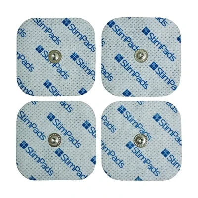 Abbildung von StimPads EMS und TENS Elektroden Pads kompatibel mit Compex Geräte 4 50X50mm 3,75mm Easy Snap Klebeelektroden für Zertifiziertes Medizinprodukt von Motron NV