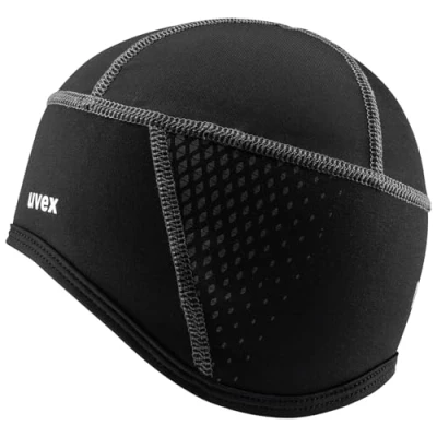 Abbildung von uvex bike cap all season Fahrradmütze atmungsaktiv &amp; schnelltrocknend warmhaltendes Fleece Material black S M