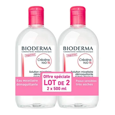 Abbildung von Bioderma Crealine T.S. H2O Lot De 2X500 Ml