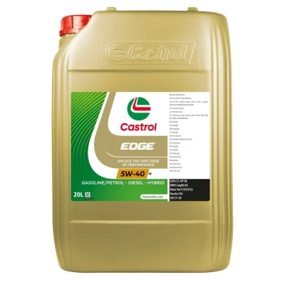 Abbildung von Castrol EDGE M 5W 40 20l Motoröl 15D3AC BMW: 5 Saloon, 3 Touring, MINI: Hatchback, Clubman, Countryman