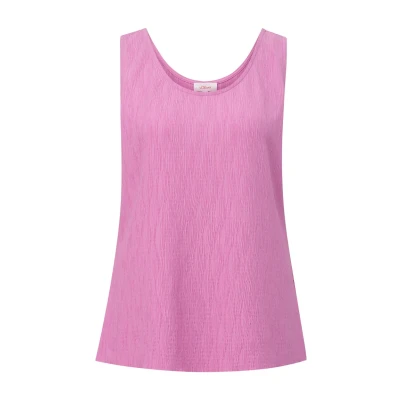 Abbildung von s.Oliver MIT Plisseefalten Top, Damen, Größe: 42, Rosa