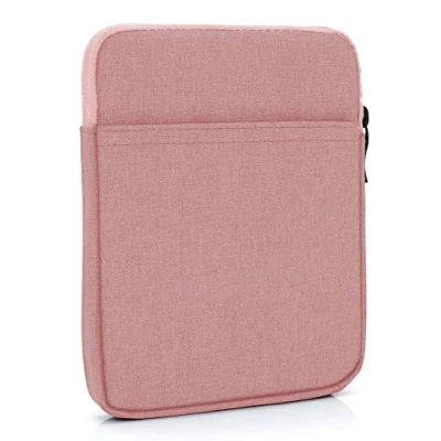 Abbildung von MyGadget Nylon Sleeve Hülle für Tablet bis 8 Zoll [ 21 x 14 cm ] Schutzhülle Tasche ideal z.B. Kindle Paperwhite, Oasis, iPad Mini Rosa