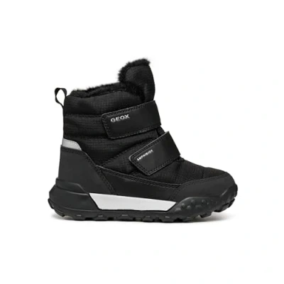 Abbildung von Geox J Trekkyup Snowboot/Winterstiefel für Kinder, Größe: 35, Black Schuhe