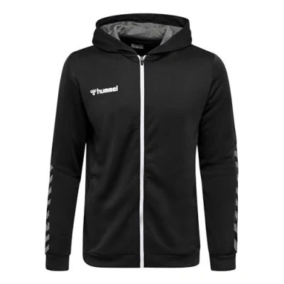 Abbildung von HUMMEL Uni_Kids hmlAUTHENTIC Poly Zip Hoodie, Black/White, 116