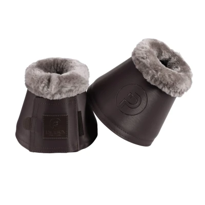 Abbildung von Eskadron Hufglocken Platinum Softslate Fauxfur Teak