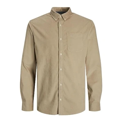 Abbildung von Jack &amp; Jones Eclassic LS SN Hemd, Herren, Größe: Large, Crockery
