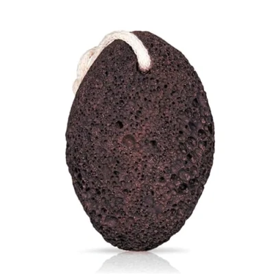 Abbildung von Natur Bimsstein aus Lavastein, Extra Groß 10 12 cm, Fußpflege Pediküre Hornhaut Entferner Vulkanlava Vulkanstein Pumice Stone, Hornhautentferner für Füße und Hände (1 Stück)